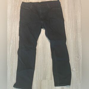Men Levi Stright black jeans